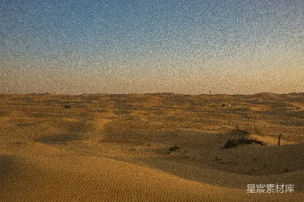 高清摄影 夕阳下的沙漠