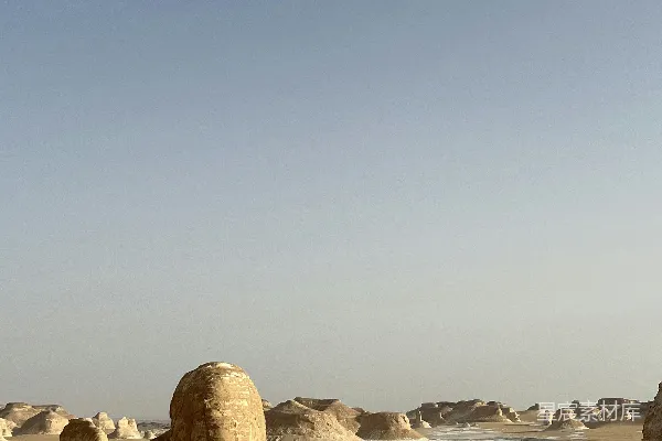 高清摄影 沙漠奇景：白色沙漠的奇幻世界