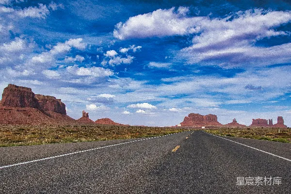 高清摄影 美国大峡谷附近的公路