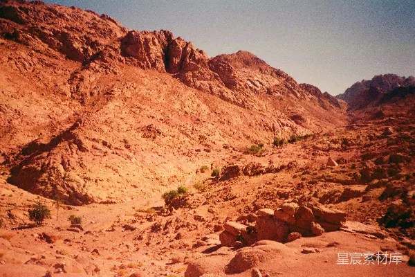 高清摄影 沙漠峡谷与岩石地貌
