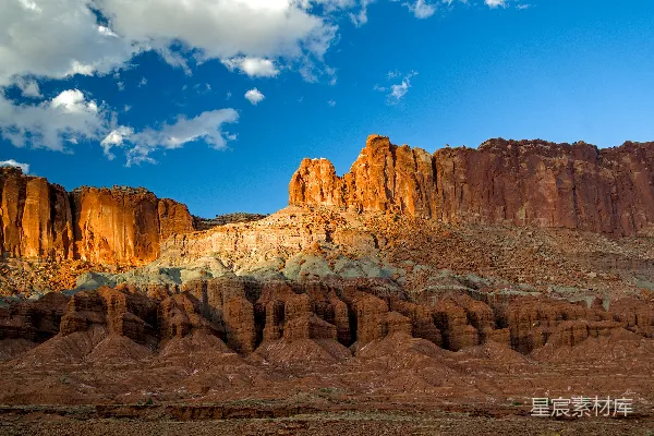 高清摄影 壮丽峡谷日落景色