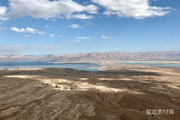 高清摄影 死海全景