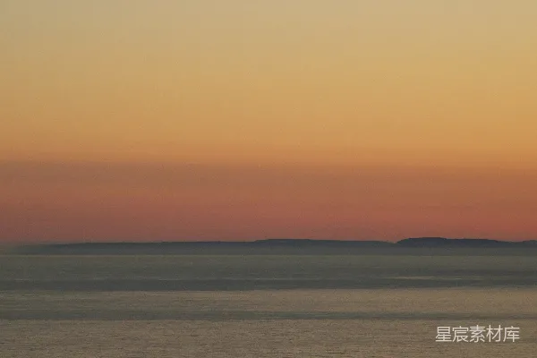 高清摄影 黄昏时分的平静海景