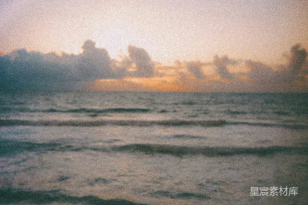 高清摄影 日落时分的海岸线