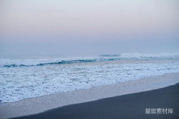 高清摄影 晨曦海浪
