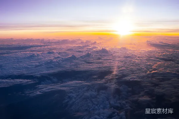 高清摄影 云海日出：天空的壮丽画卷