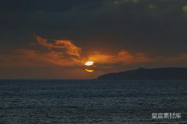 高清摄影 夕阳海景