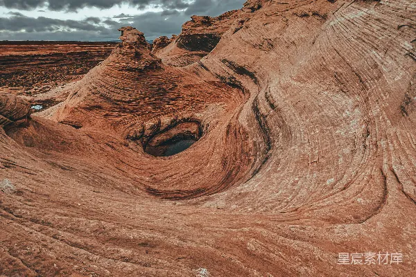高清摄影 波浪岩的壮丽景色