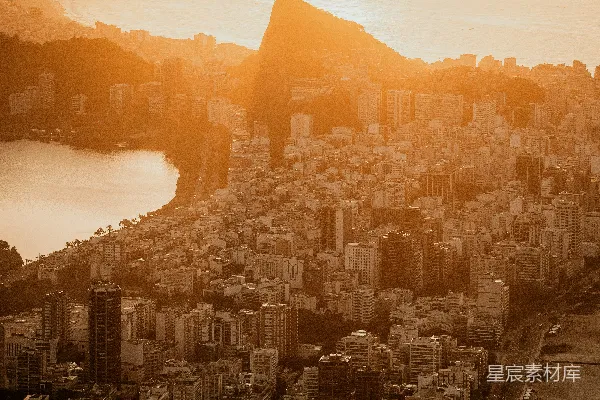 高清摄影 日落时分的里约热内卢