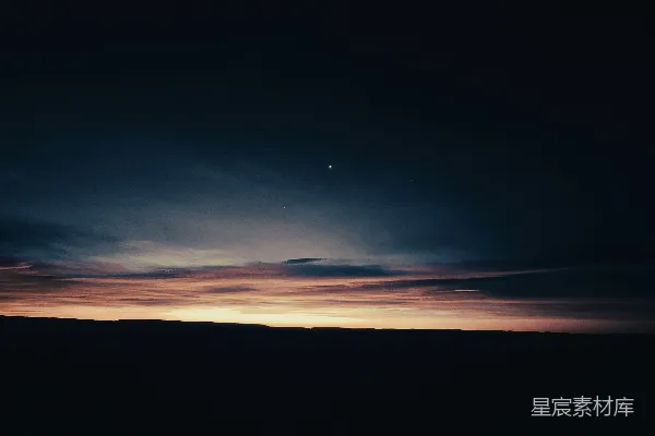 高清摄影 夜空下的静谧