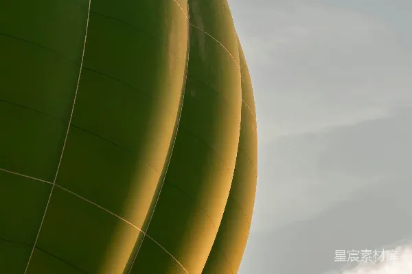 高清摄影 热气球的剪影