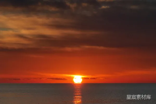 高清摄影 夕阳海景