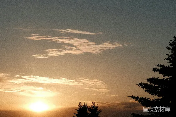 高清摄影 夕阳下的宁静