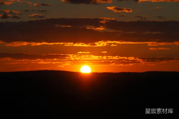 高清摄影 夕阳西下