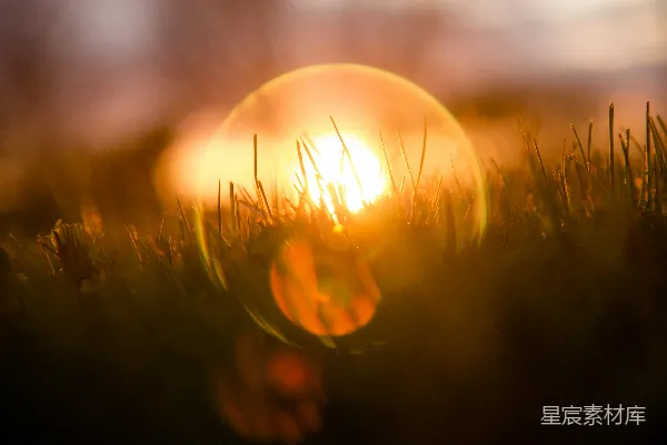 高清摄影 阳光下的泡泡