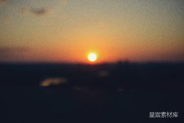 高清摄影 朦胧的黄昏