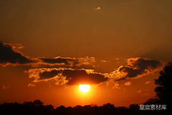 高清摄影 夕阳西下