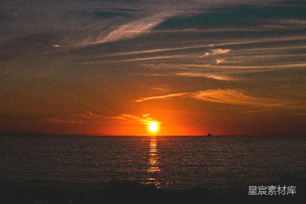 高清摄影 夕阳海景