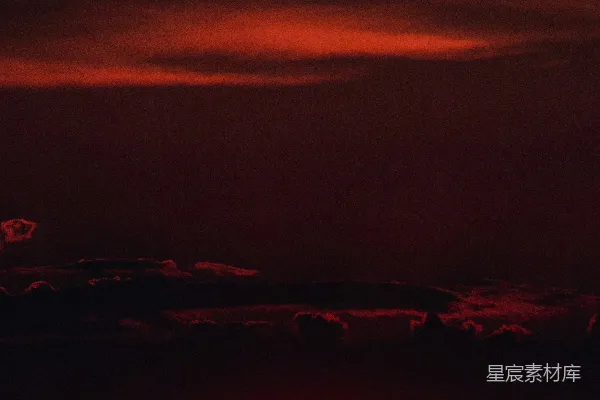 高清摄影 夕阳下的风力发电站