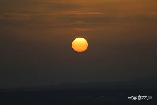 高清摄影 夕阳下的宁静