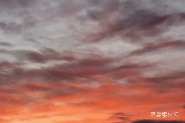 高清摄影 夕阳下的云彩