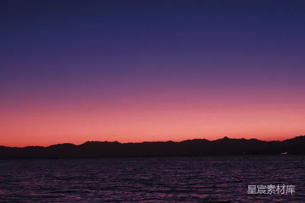 高清摄影 暮色湖畔