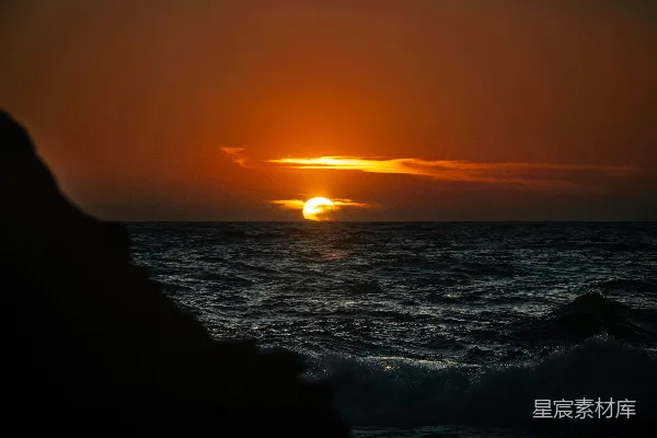 高清摄影 日落海景