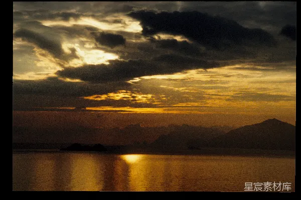 高清摄影 日落时分的海景