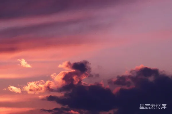 高清摄影 日落时分的云彩