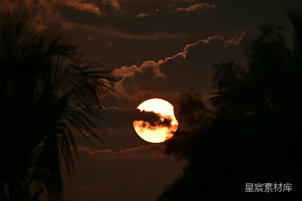 高清摄影 夕阳西下