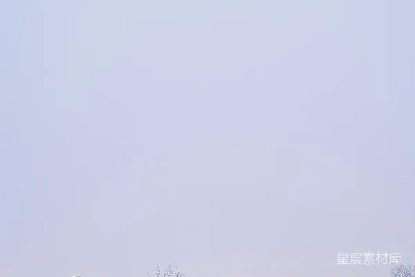 高清摄影 雾中城市天际线