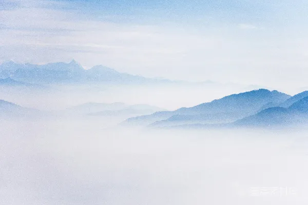 高清摄影 云海与山峦