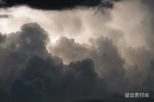 高清摄影 暴风雨前的云层