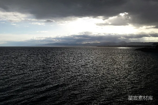 高清摄影 风雨欲来前的宁静海景