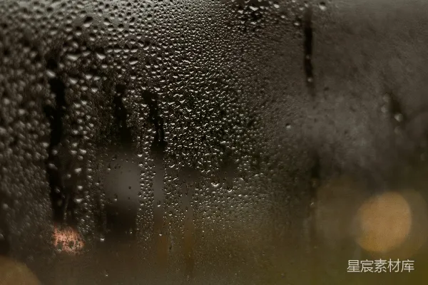 高清摄影 雨后窗上的水珠