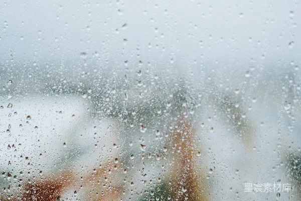 高清摄影 雨中城市