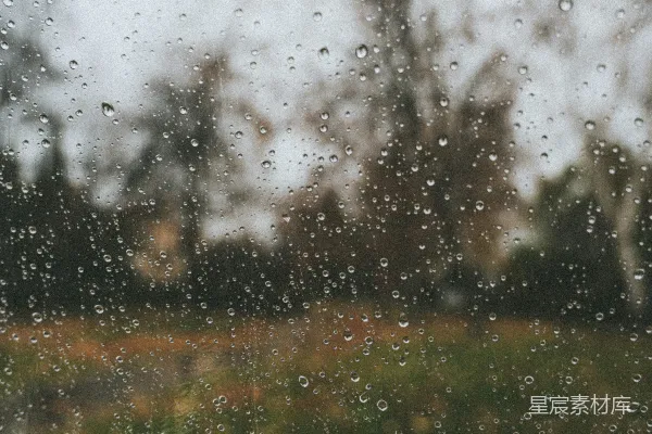 高清摄影 窗外的雨滴