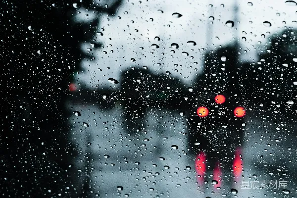 高清摄影 雨中城市夜景