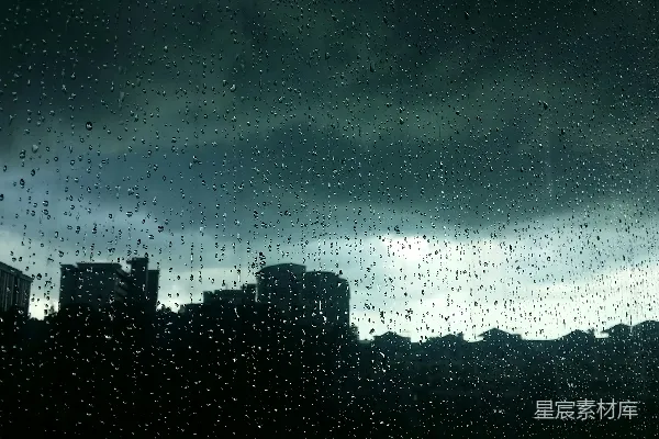 高清摄影 雨后城市剪影