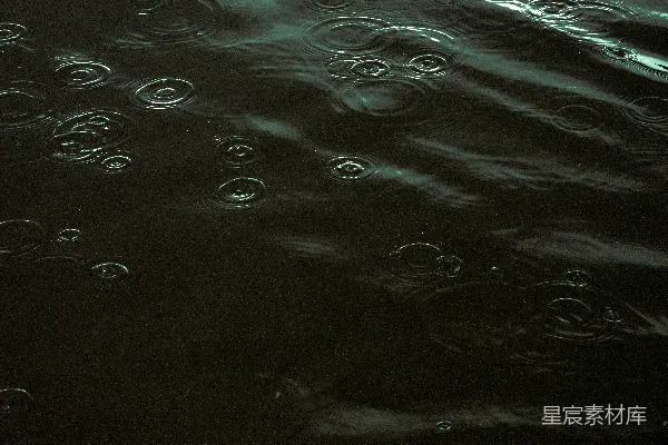 高清摄影 雨滴涟漪
