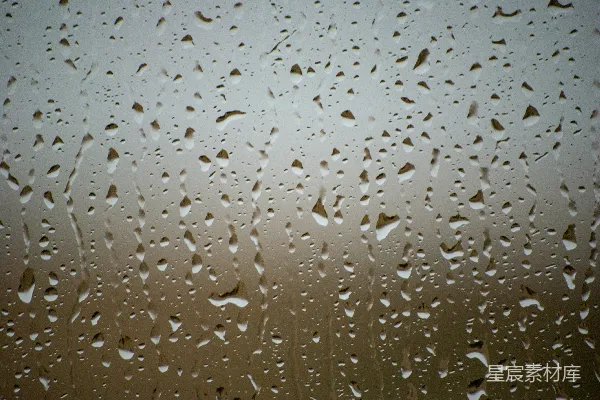高清摄影 雨滴下的玻璃