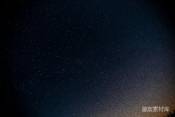 高清摄影 夜空下的繁星点点