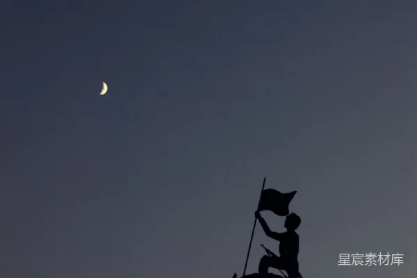 高清摄影 夜空下的胜利者