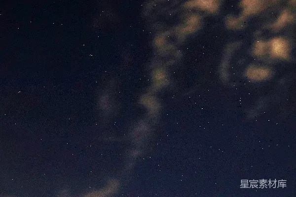 高清摄影 夜空中的星云
