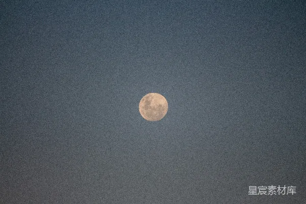 高清摄影 夜空中的满月
