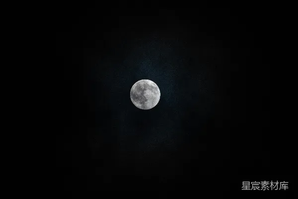 高清摄影 夜空中的满月