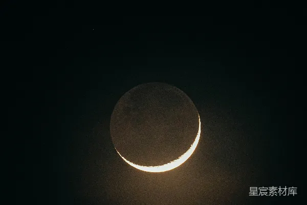 高清摄影 新月的神秘之夜