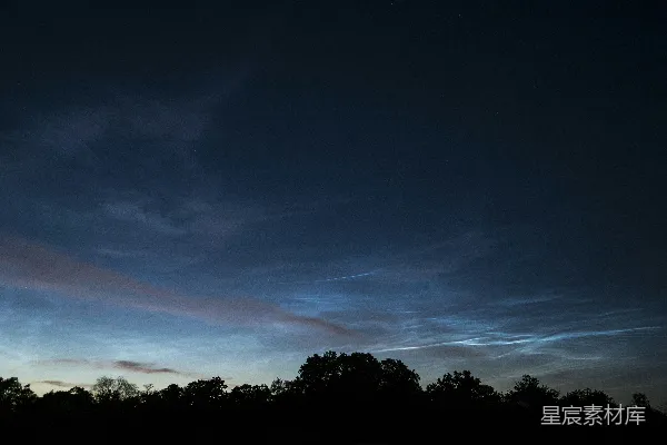 高清摄影 夜空中的神秘流光