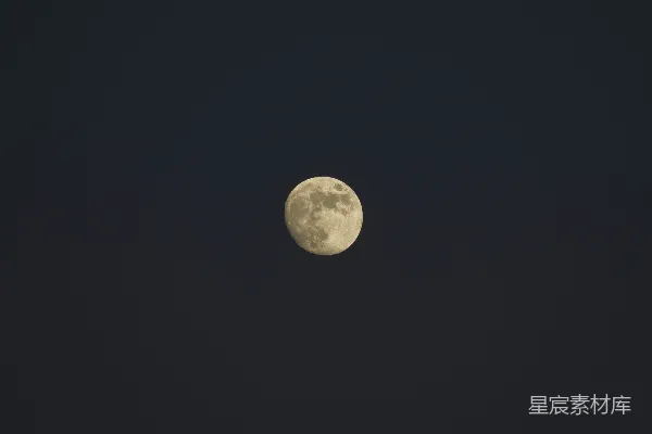 高清摄影 夜空中的明月