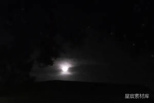 高清摄影 月光下的夜景